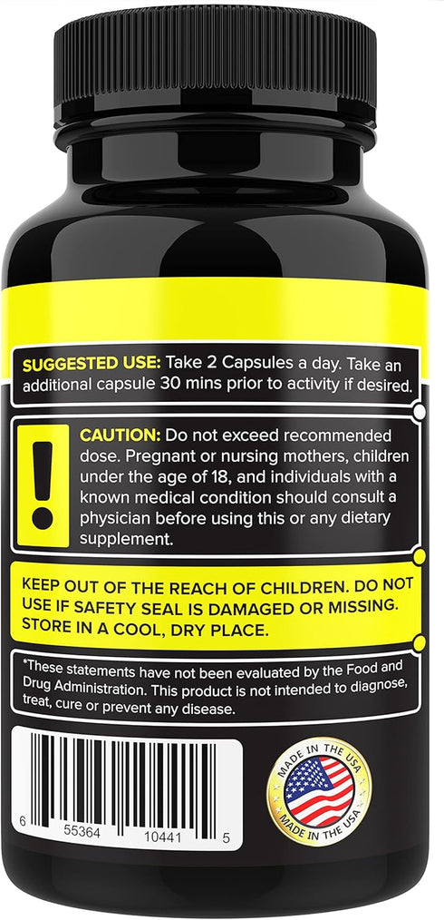 Testosterone Booster for Men - Alpha Pills for Max Muscle Growth, Libido, Energy, and Stamina - Male Enhancing