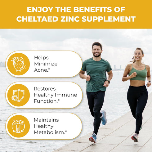 Sandhu Herbals Zinc 50mg Supplement for Men & Women| High Absorption Zinc Monomethionine complex 60 Capsules| Zinc Supplements for Immune, Acne & Antioxidant Support| Vegetarian, Made in The USA