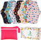PHOGARY Reusable Menstrual Pads for Heavy Flow with Wet Bag, Sanitary Pads Set