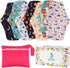 PHOGARY Reusable Menstrual Pads for Heavy Flow with Wet Bag, Sanitary Pads Set
