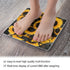 RLDOBOFE 400 Lbs A Bouquet of Black Sunflowers Weight Scale,Clear LED Display Bathroom Digital Weighing Scale,Tempered