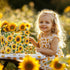 Peconal Large Sunflower Gift Bag with Tissue Paper and Greeting Card Yellow Sunflower Party Favor Bags Decorations
