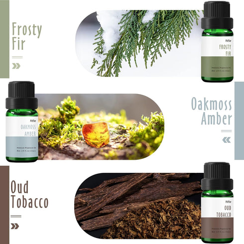 Set, Fragrance Oil, MitFlor Hotel and Woodland Fragrance Oils Soap Candle Making Scents, Essential Oils for Diffusers