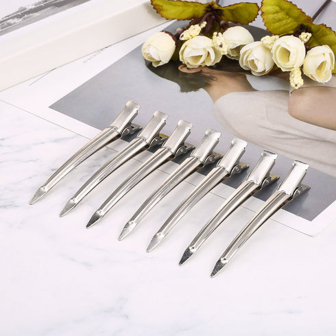 Hicarer 3.5 inches Metal Curl Clips, Duck Bill Sectioning Clips, Alligator Hair Clips (24 Pieces)