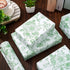 JarThenaAMCS Floral Wrapping Paper Mini Roll, 17 x 32.8 Ft Green White Flowers Gift Wrap Paper for Birthday Wedding