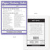 Knock Knock Paper Fortune Teller Nifty Note Pad, Oracle Gift Paper Fortune Teller Pad, 4 x 5.25 inches