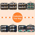 Large Padded Modular Pill Bottle Organizer, Medicine Bag, Case, Carrier for Medications, Vitamins, and Medical Supplies