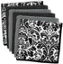DII Cleaning Collection Multi-Purpose Microfiber Dishcloth Set, Black Damask