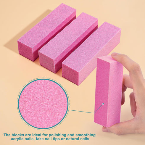 TsMADDTs 13 PCS Nail Files and Buffers Kit, Includes 3-Way Sanding Block, Cuticle Nippers & Pusher