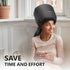Hooded Hair Dryer Attachment with Integrated Headband, Diffuser Cap for Curly Hair, Speeds Up Drying Time