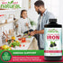 Liquid Iron Supplement for Women, Men & Kids - Vegan Formulation for Anemia Support