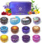 HOFOGOTOWIN Zodiac Scented Candles Gifts Set, 12 Pack Soy Wax Travel Aromatherapy Candles
