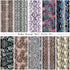 Snake Skin Nail Transfer Foil Sticker Art Supplies, Python & Starry Sky Designs, 10 Pcs Holographic Nail Foil