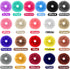 WILLBOND 30 Pieces Fuzzy Scrunchies Bulk - Pompom Ball Elastic Hair Ties for Women, 21 Colors