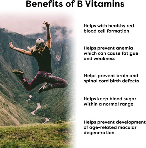 Wellgenix Bio Available Daily Multivitamins (60 ct) - Focus Support Formula with Methyl B12, B6, Folate & Biotin