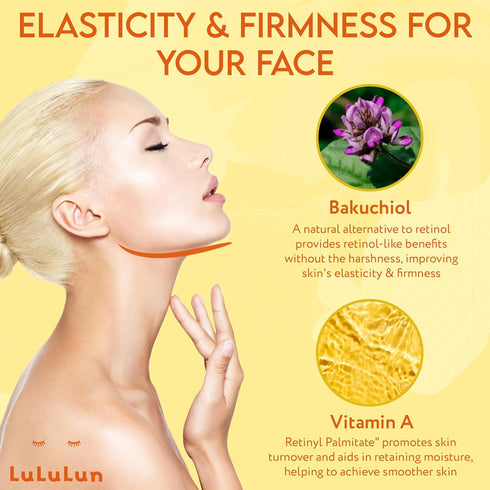 Lululun Hydra V Vitamin-Packed Facial Sheet Mask, 28 Sheets, Hydrating Face Mask with Vitamin C & E