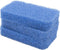 Sinkology SSCRUB-101-3 Breeze Non-Scratch Silicone Scrubber - Package of 3 Sponges, Blue