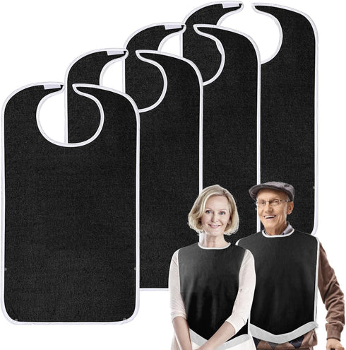 Pozico Adult Bibs for Eating Women/Men/elderly Washable,Waterproof, Clothing Protectors & Adult Bibs