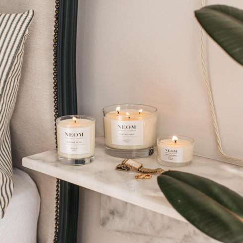 'NEOM- Perfect Night's Sleep Scented Candle, Travel Size | Lavender & Jasmine | Essential Oil Aromatherapy Candle |