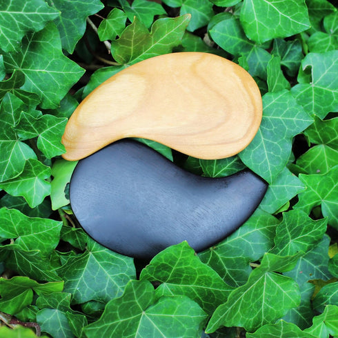 Wooden Gua Sha Massager Yin-Yang for Face and Neck Personalized Gifts Anniversary Gift Unique Gift Personalized Gift