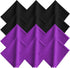 XTHEL Microfiber Lens Cleaning Cloths - 12 Pack (6 Black + 6 Purple),