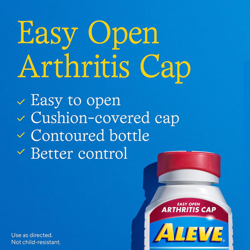 Aleve Gelcaps with Easy Open Arthritis Cap - Naproxen Sodium for Arthritis Pain Relief, 160 Count