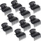 Syhood 10 Pieces Hot Roller Clips - Plastic Hair Curler Claw Clips Replacement for Women Hair Section Styling