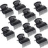 Syhood 10 Pieces Hot Roller Clips - Plastic Hair Curler Claw Clips Replacement for Women Hair Section Styling