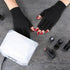 Syhood 3 Pair UV Gloves for Nail Lamp, UV Fingerless Protection Glove for Manicures, Protect Hands from Nail Lamp