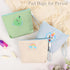 SIDESUGAR Canvas Period Pouch Soft First Period Kit Bag Small Discreet Menstrual Cup Pad Pouch Cute Sanitary Napkin