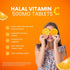 Halal Vitamin C 500mg Tablets with Rose Hips - Natural Antioxidant, Supports Immune System, Vegan, Gluten-Free, 2