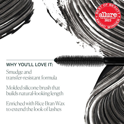 Well People Expressionist Lengthening Mascara, Vegan & Cruelty-free, Smudge- and Transfer-Resistant Formula, Black
