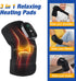 ERHIVORA Knee Massager with Heat and Vibration, Knee Heating Pad for Arthritis with Massage Function