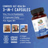 MaryRuth's 3-in-1 Probiotics for Complete Gut Health Supplement for Women & Men, 50 Billion CFU, 30 Count