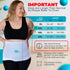 QORE LOGIQ Plus Size Abdominal Binder, Post Surgery C Section Belly Band, Adjustable Compression Wrap