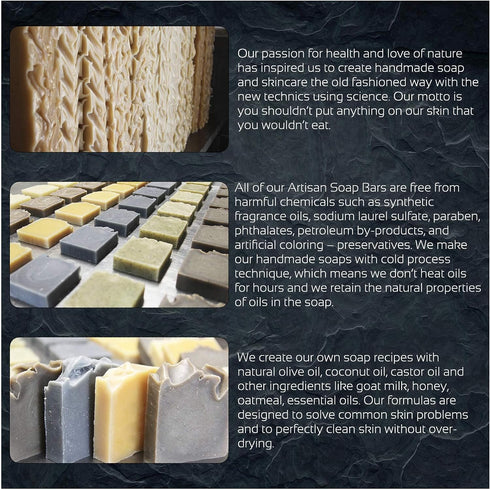 Rice Soap Bar - Now with SHEA BUTTER - Vegan with Olive Oil and Coconut Oil, Moisturizing Bath Wash for All Skin (Pack