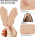 Heel Pads for Shoes That are Too Big, 4 Pairs Foamed Cotton Heel Cushions for Pain Relief & Tighter Fit