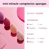 Real Techniques Mini Miracle Complexion Sponge 4 Pack - Small Makeup Blending Sponges for Foundation & Concealer,
