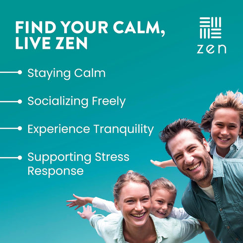 WellPath Zen Stress Relief Supplement + Mood Support, Ashwagandha Root, Rhodiola Rosea, L-Theanine, 60 Herbal Capsules