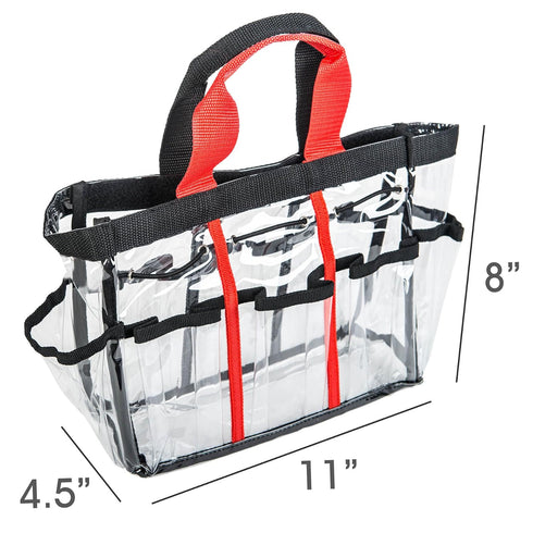 SHANY Clear Travel Makeup Bag, Cosmetics Organizer, Ready Set