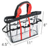 SHANY Clear Travel Makeup Bag, Cosmetics Organizer, Ready Set
