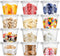 Qinsihwn 50 Pack 8 OZ Disposable Plastic Cups with Lids,Clear Portion Cups with
