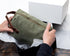 Vetelli Vintage Canvas Toiletry Bags, Waterproof Dopp Kits for Travel (Marco, Green)