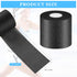 30 Yards Pre-wrap Athletic Tape Foam Underwrap Tape Sports Foam Underwrap Bandage Athletic Foam Tape for Wrists Elbows Knees Ankles Hair, 2.76 Inches (Black)