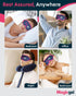 Magic Gel Eye Mask Cold Pack - 2 Pack Cooling Eye Mask for Sleeping, Reusable with Adjustable Strap