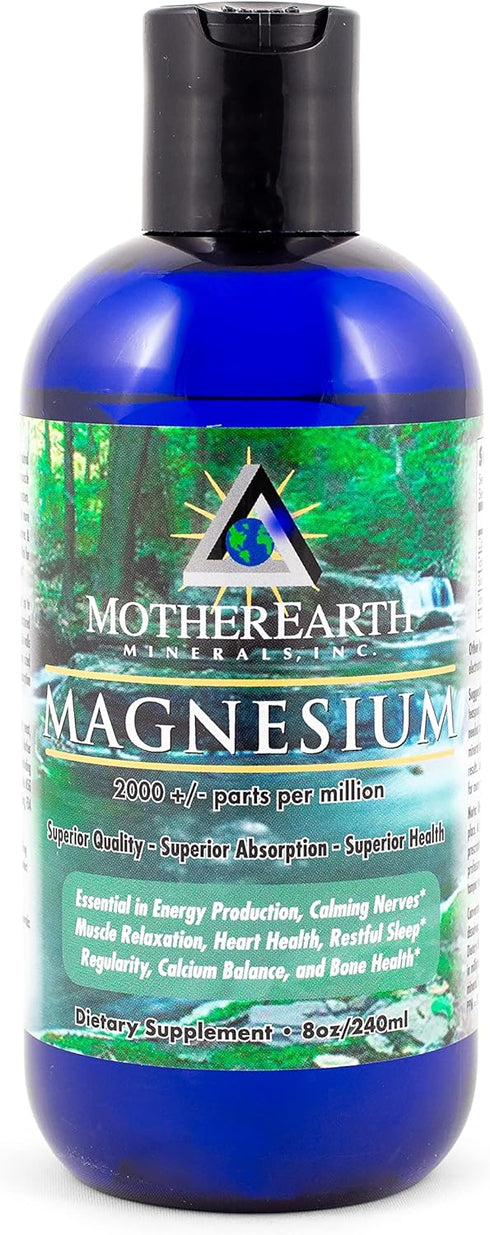 Mother Earth Minerals Magnesium, 8 Ounce, 96 Servings