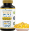 Omega 3 Burpless Max Strength Fish Oil Supplement, 2000 mg with Vitamin E, 120 Small Liquid Softgels