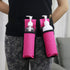 HolsterDb1KD-Rose Massage Bottle Bag Massage Therapist Holster Massage Lotion Holster Massage Oil Red