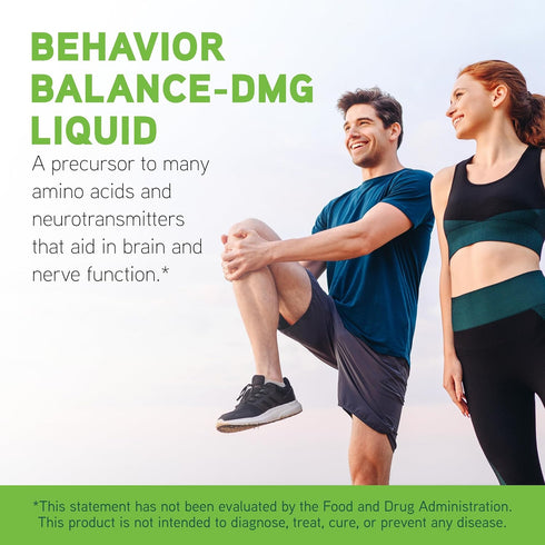 DAVINCI Labs Behavior Balance - DMG Liquid Dietary Supplement for Balanced Behavior & Stress Management - 10.14 Fl Oz