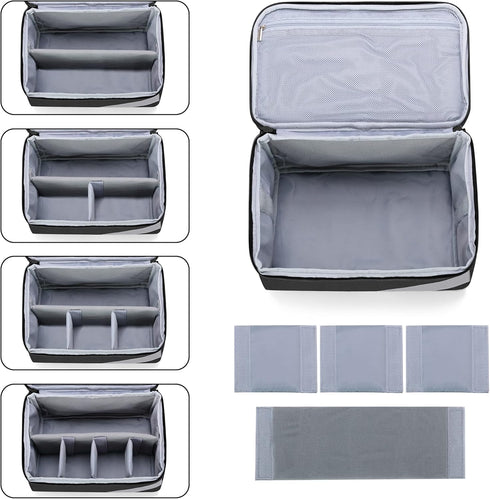 Trunab Medicine Storage and Organizer Bag Empty, Pill Bottle Organizer with Portable Small Pouch, Home First Aid Box